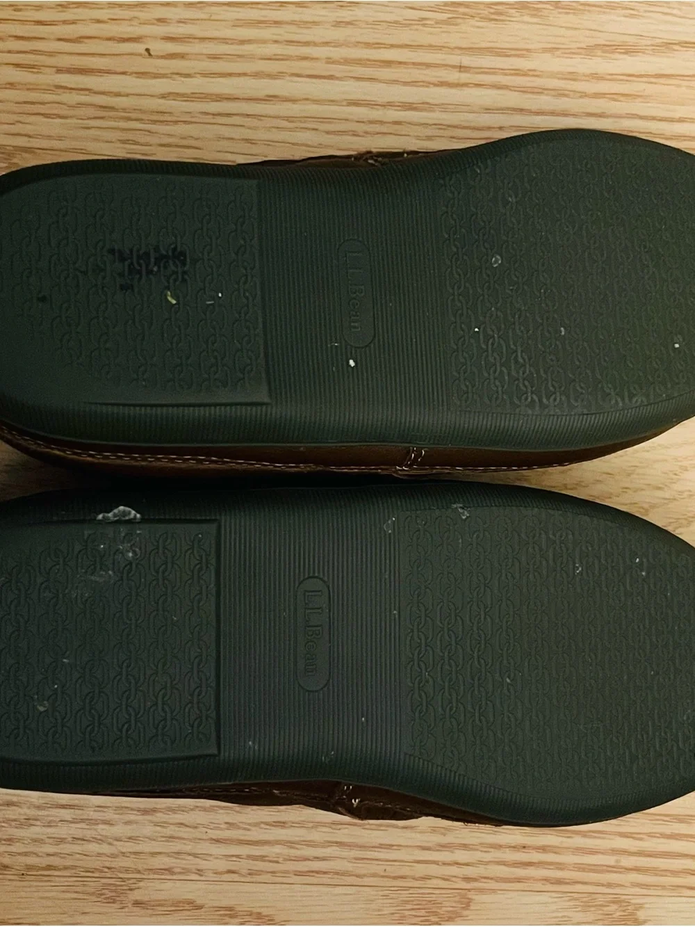 L.L. Bean Men’s Dark Brown Leather Slip-On Loafers